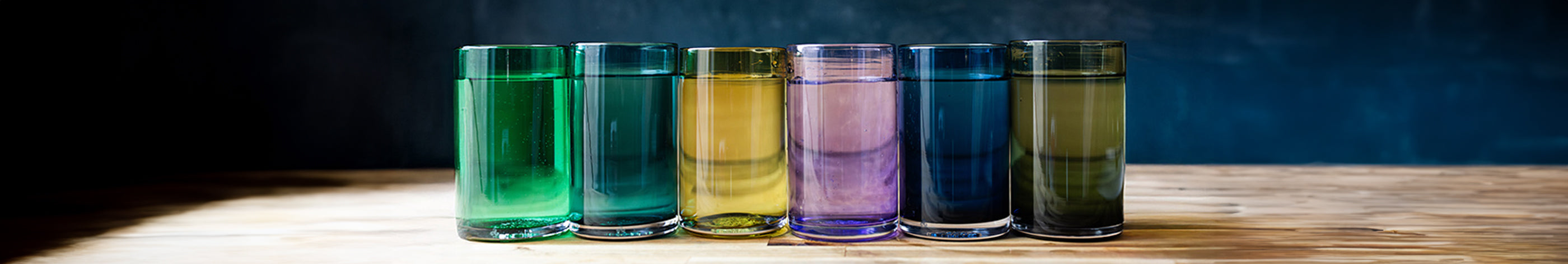 set up tumbler drinking glasses