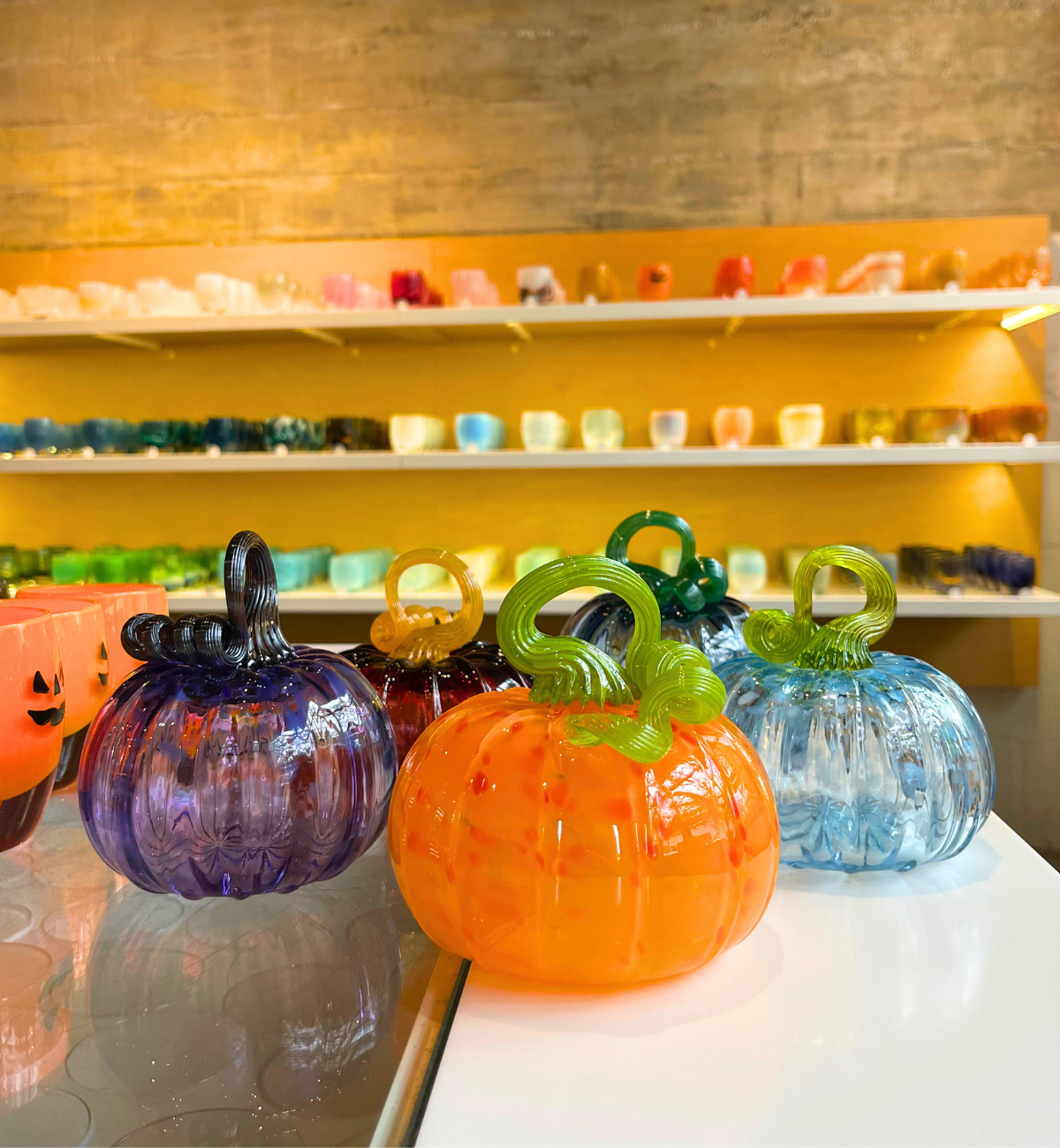 8.28.26 Madrona pumpkin glassblowing | glassybaby