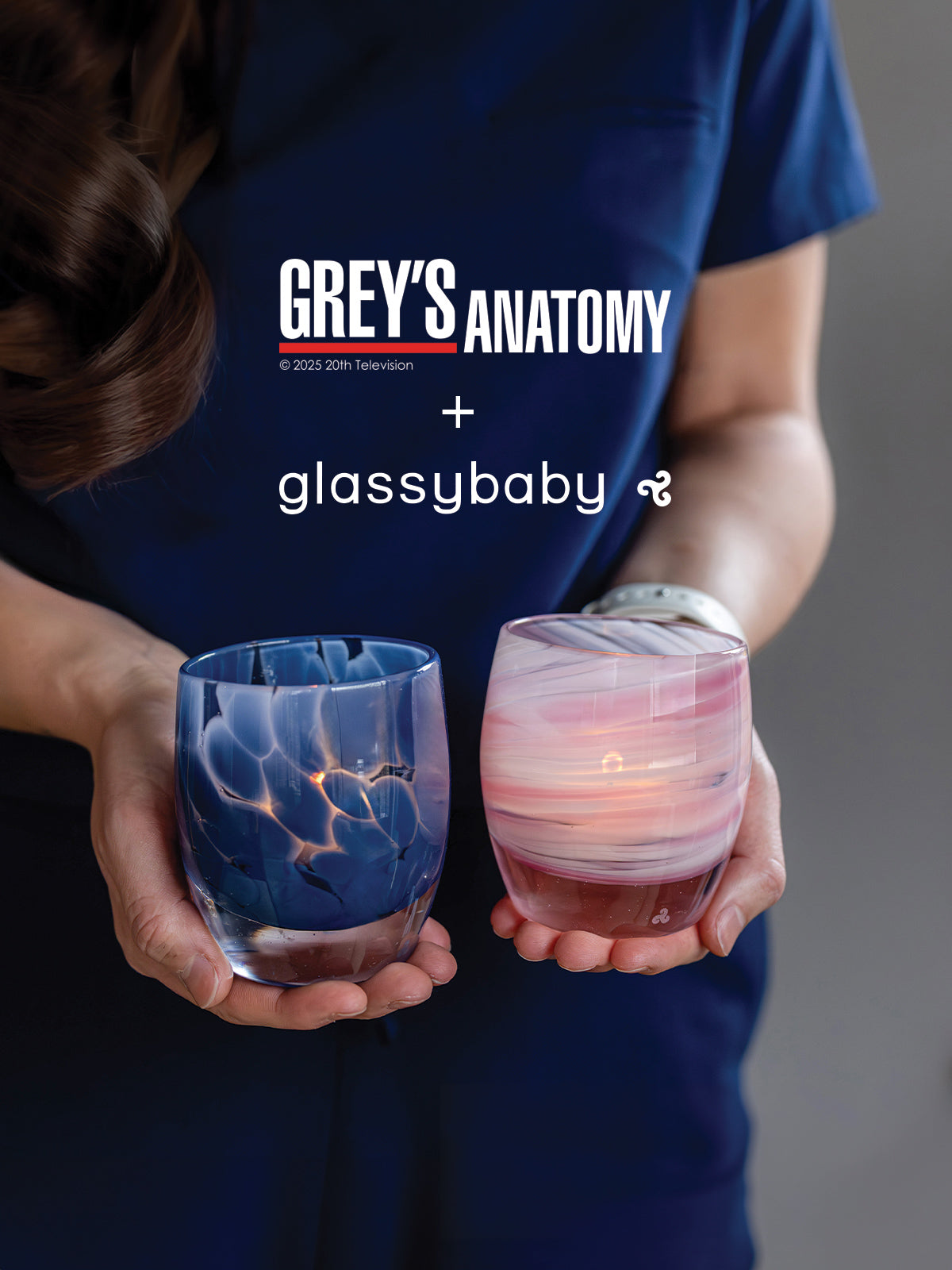 grey's anatomy + glassybaby collab