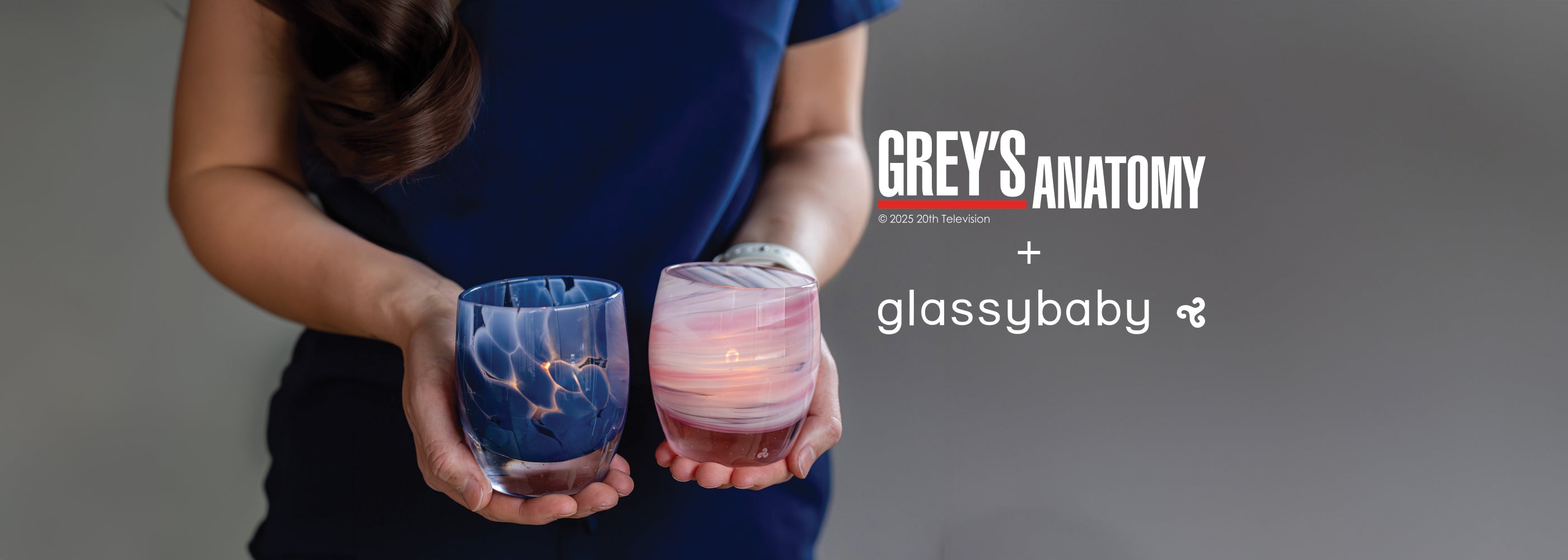 grey's anatomy + glassybaby collab