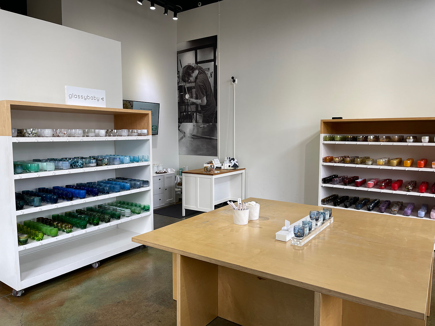 glassybaby retail space in Lake Oswego, Oregon