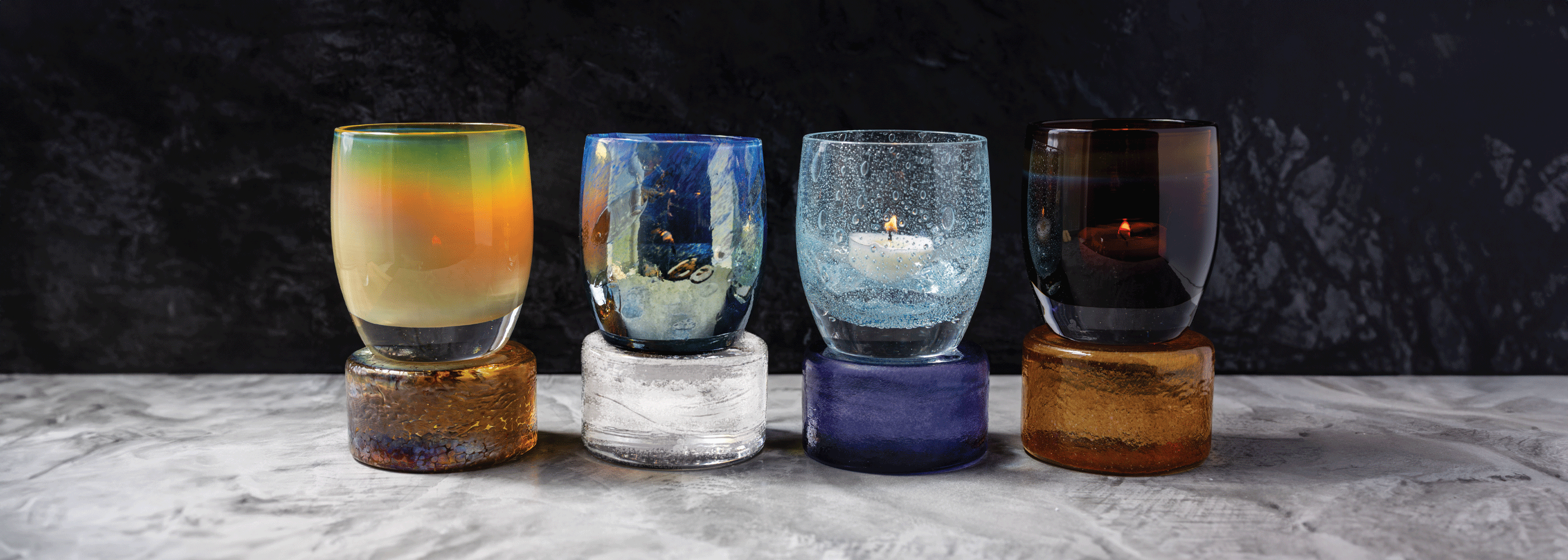 Elevate your glassybaby experience with new pedestals.