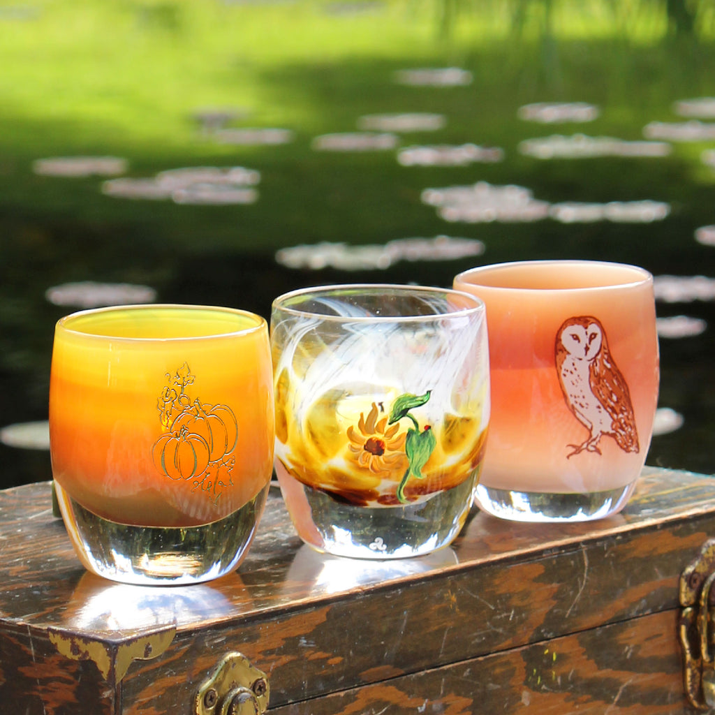 hand-blown glass votive candle holders & gifts | glassybaby