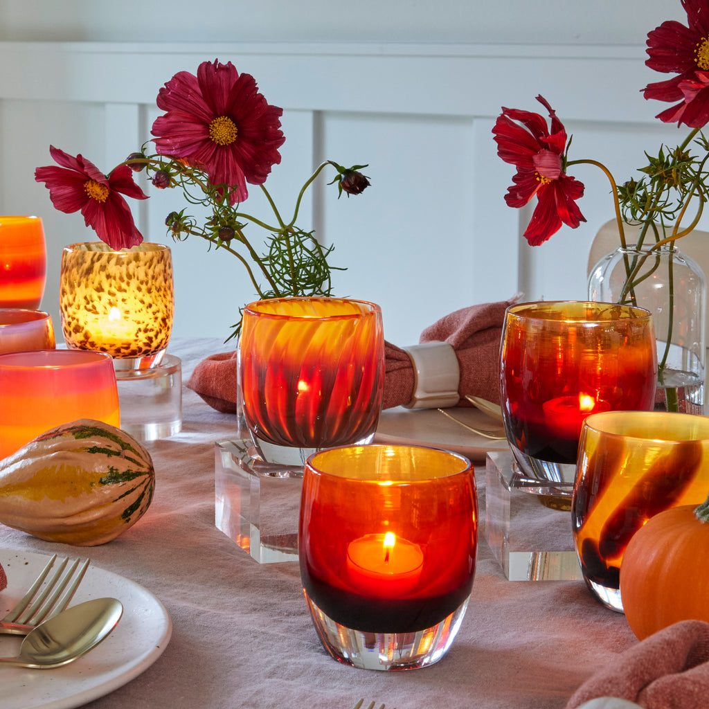 hand-blown glass votive candle holders & gifts | glassybaby