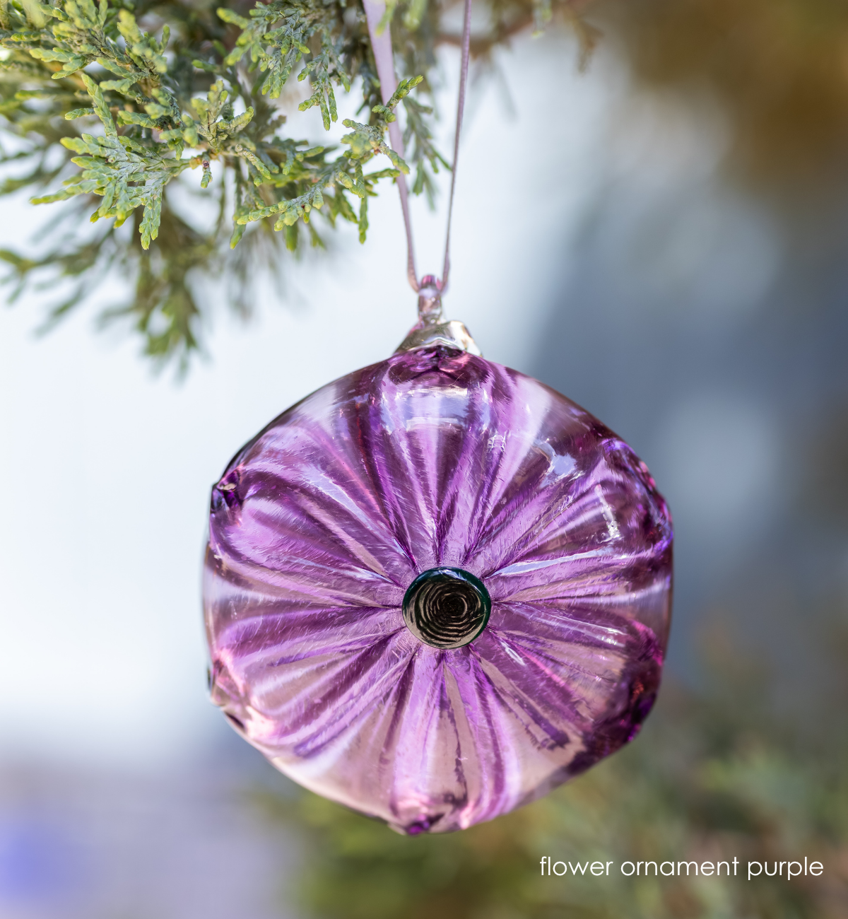flower ornament purple