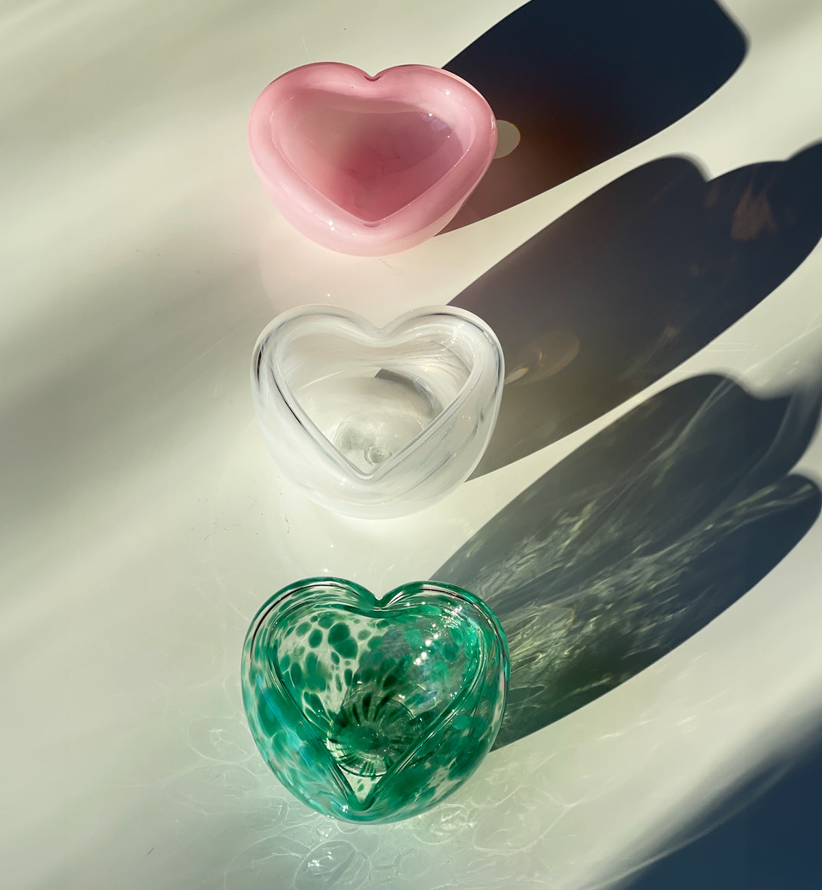 madrona heart glassblowing | glassybaby 2.13.26