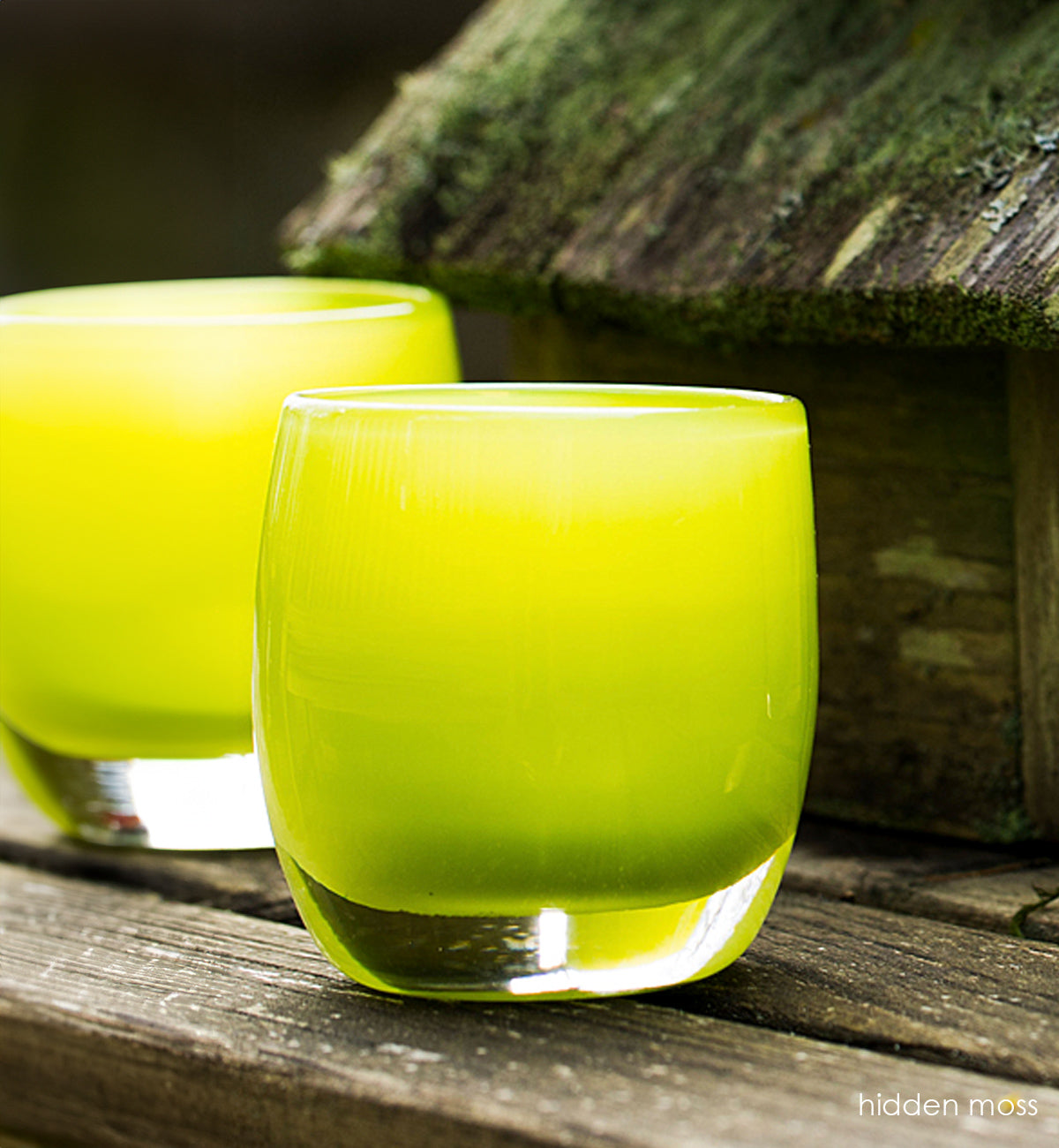 glassybaby - hidden moss