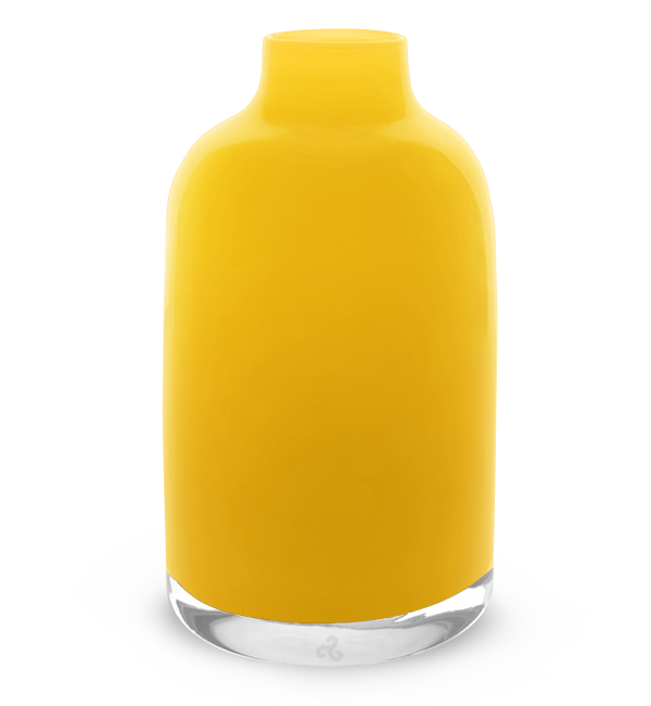 marigold bloomette - yellow vase