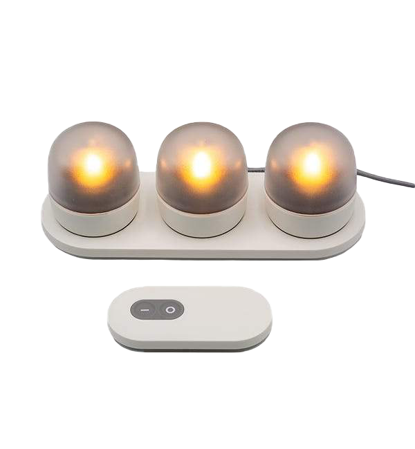 Rechargeable tea outlet lights