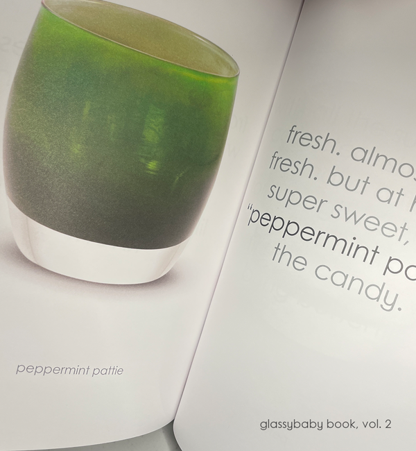 coffee table book of glassybaby volume two