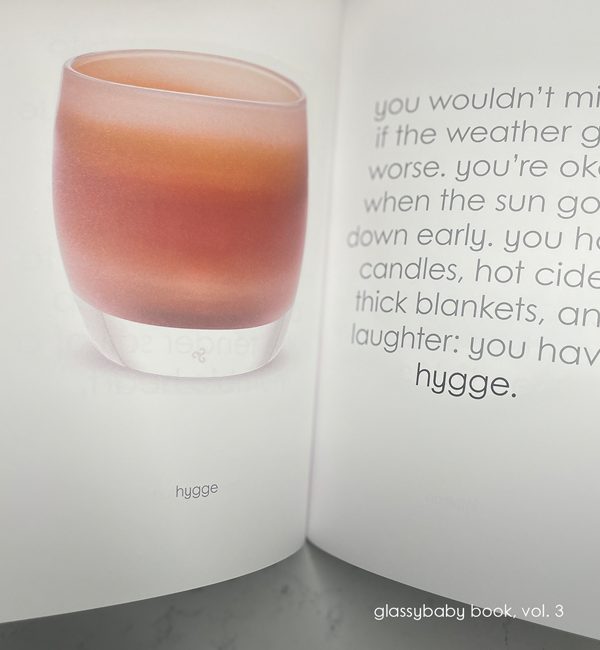 coffee table book of glassybaby volume three